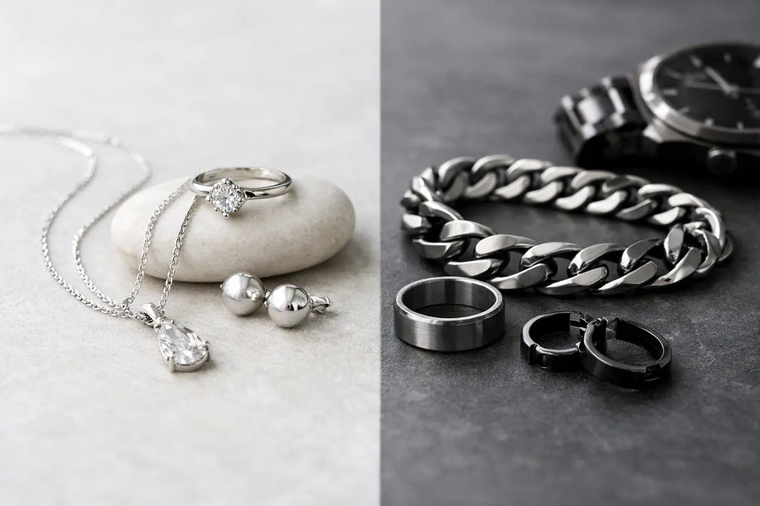 Sterling Silver Versus Steel Jewelry: Which Fits?