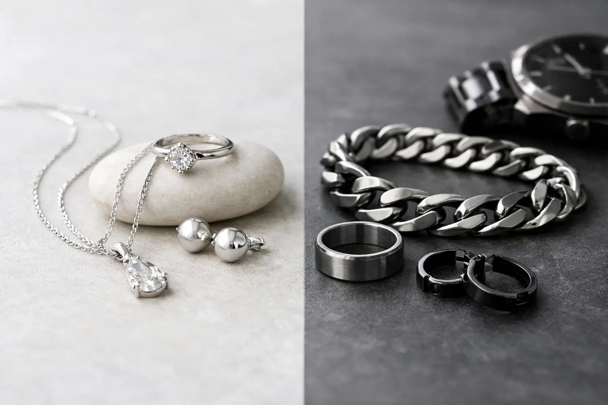 Sterling Silver Versus Steel Jewelry: Which Fits?