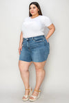 Judy Blue Quinn High-Rise Slim Denim Shorts — product view 9