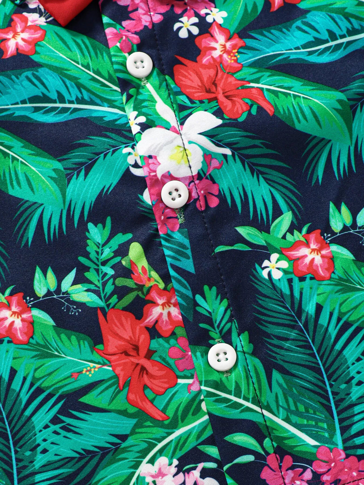 Tropical Bow Shirt & Shorts Set
