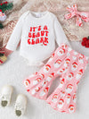 Bluebird Lane Christmas Print 3 Piece Outfit Set — product view 1