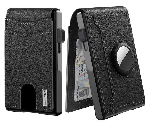 Men's Metal Card Case Wallet – High-Capacity RFID Blocking Card Holder