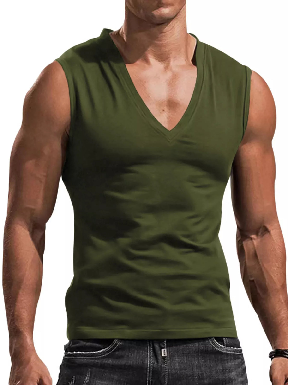 Men’s Lightweight V-Neck Tank Top