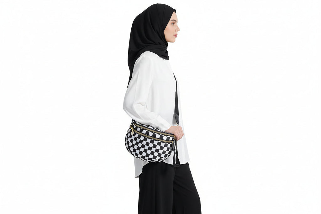 Women's High Capacity Oxford Cloth Crossbody Bag – Stylish Shell Shoulder Bag