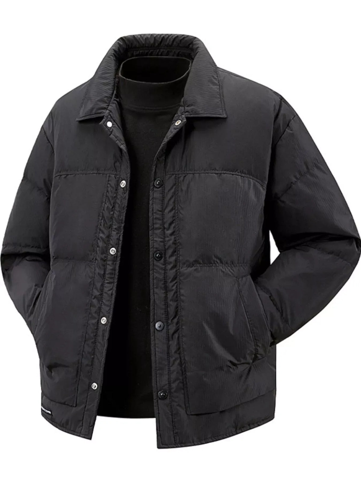 Men's Snap-Front Puffer Jacket — photo 5