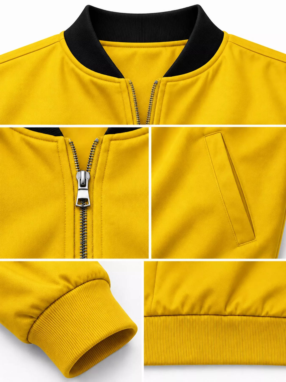 Men's Classic-Fit Zip-Up Bomber Jacket with Pockets — photo 44