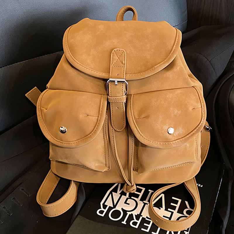PU Leather Crossbody Bag for Women – Multi-Pocket Flap Shoulder Bag | Black, Khaki, Coffee, Brown