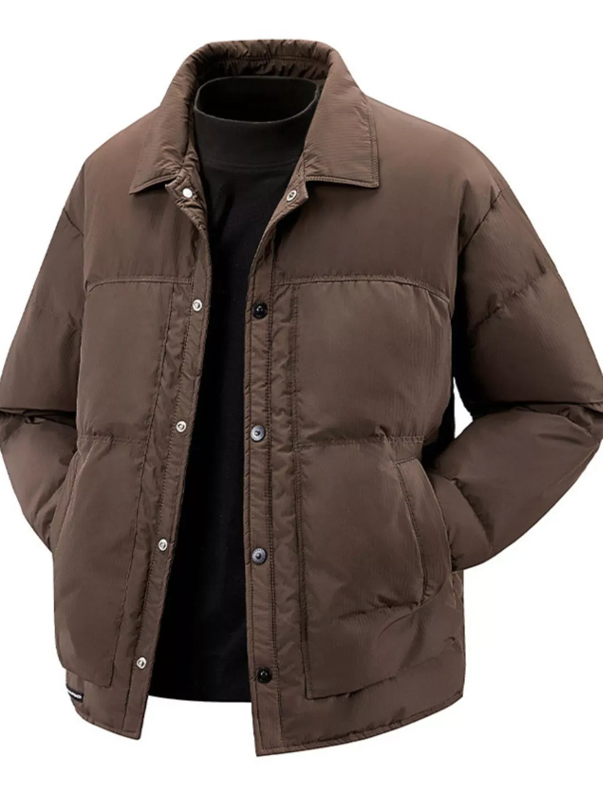 Men's Snap-Front Puffer Jacket — photo 1