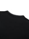 Atelier Contrast-Stitch Notch-Neck Tee — color or detail view 7