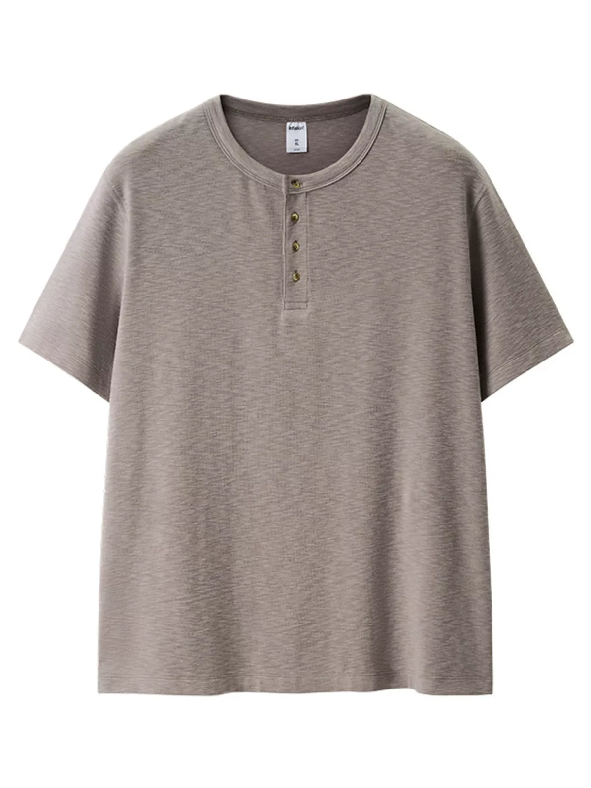 Men’s Short-Sleeve Cotton-Blend Henley