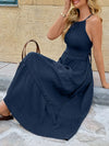 Marais Tie Back Tiered Midi Dress — product view 5