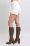 Judy Blue Rowan High-Rise Shearling Cuff Denim Shorts — product view 4