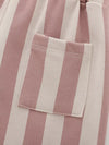 Sunny Days Striped Elastic Waist Shorts — product view 4