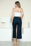 Judy Blue Sawyer Side Seam Braid Detail Crop Wide-Leg Jeans — product view 16