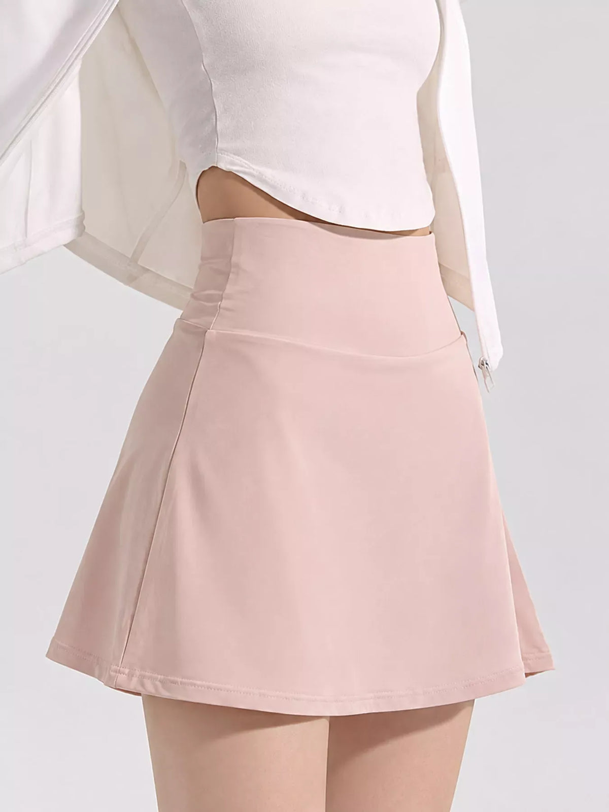Women's High-Waisted Pleated Active Skirt — photo 29