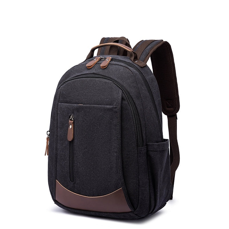 Men's Large Capacity Canvas Backpack | Breathable Travel & Everyday Bag