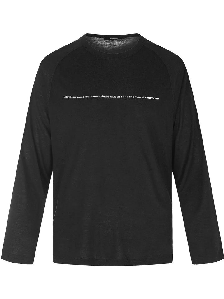 Men's Graphic Long-Sleeve T-Shirt