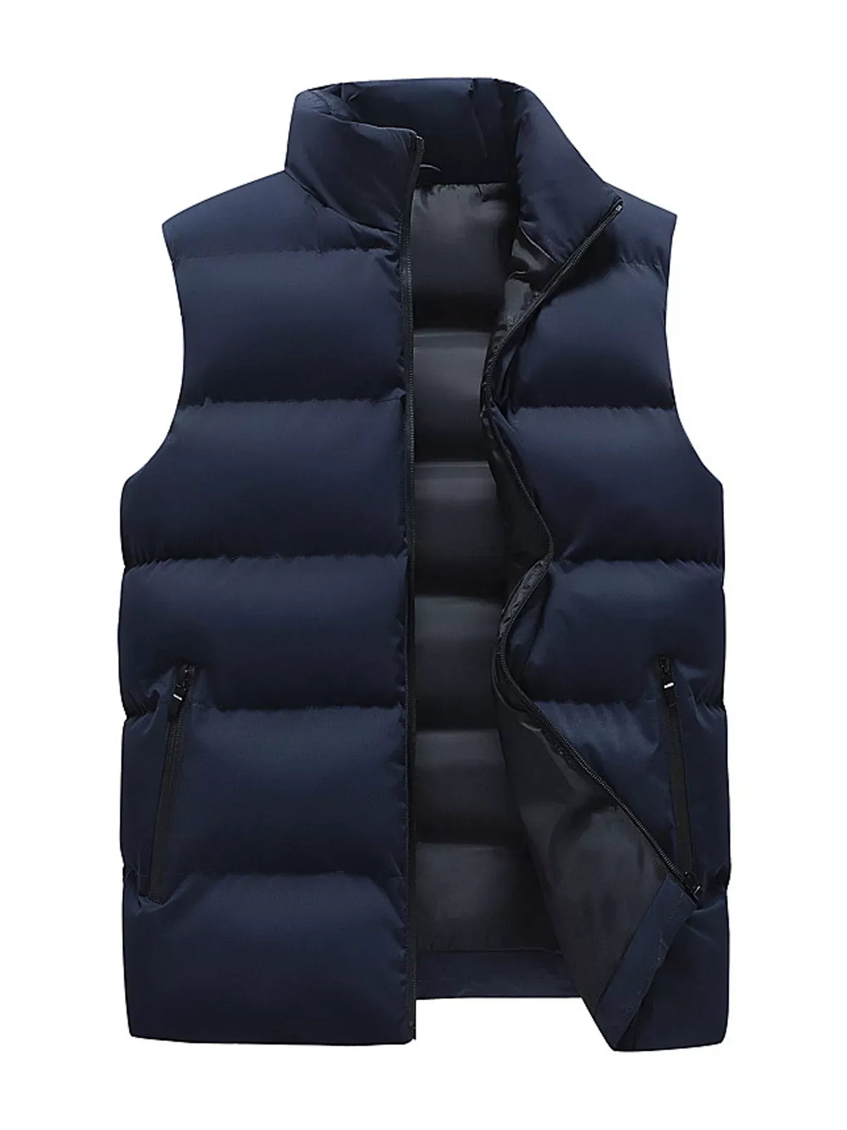 Men's Lightweight Zip-Up Puffer Vest — photo 9