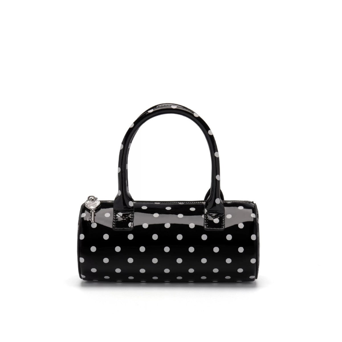 Women's Cylindrical Tote Bag – PU Leather Shoulder Bag with Card Holder