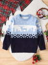 Bluebird Lane Christmas Reindeer Pattern Knit Sweater — product view 4