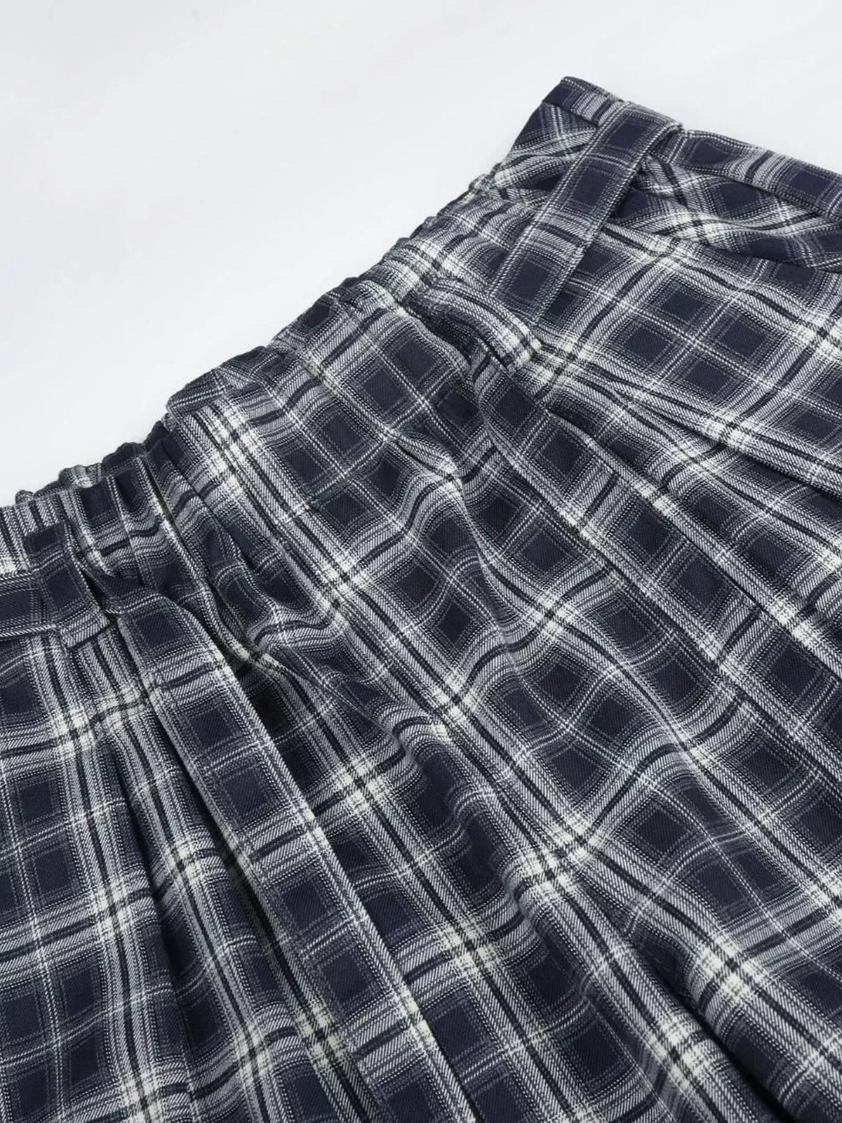 Men's Plaid Wide-Leg Trousers — photo 5