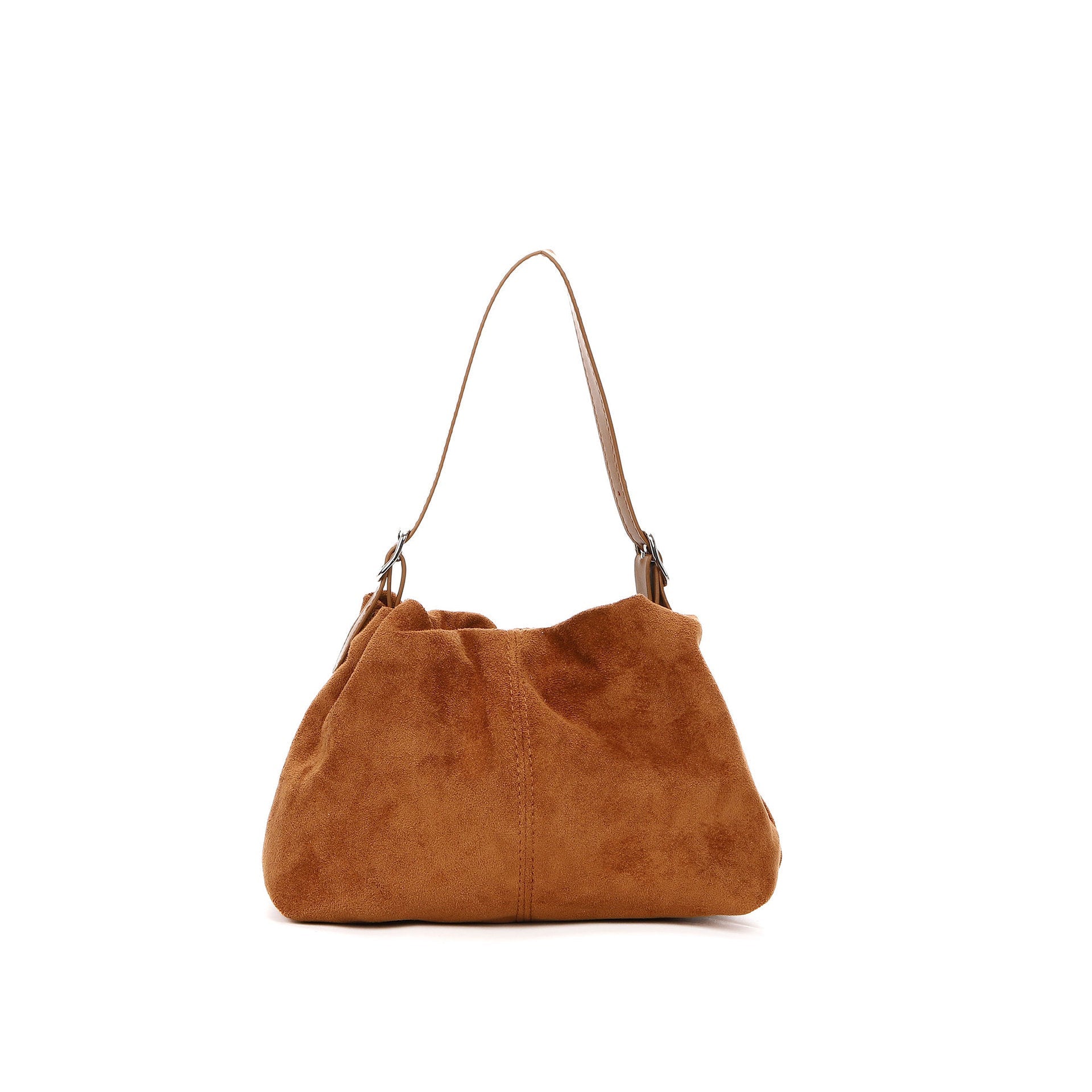 Women's Suede-Look Crossbody Bag | Streetwear Shoulder Bag in Khaki, Coffee & Black