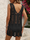 Women's lightweight V-neck swimsuit cover-up