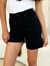 Judy Blue Fallon High-Rise Tummy-Control Cuffed Denim Shorts — product view 8