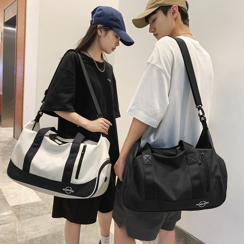 Waterproof Gym Duffel Bag with Wet Dry Separation