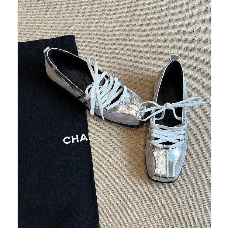 Women's Color-Block Slip-On Sneakers & Ballet Flats | Round Toe Low Heel Casual Shoes