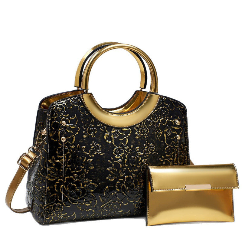 Premium PU Leather Crossbody Bag Set - Stylish 2-Piece Shoulder Bag Collection for Women