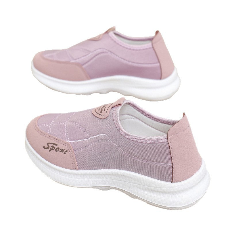Slip-On Height-Enhancing Soft-Soled Non-Slip Lightweight Sports Shoes