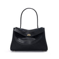 Women's Genuine Leather Tote Bag – Full-Grain Cowhide Structured Handbag