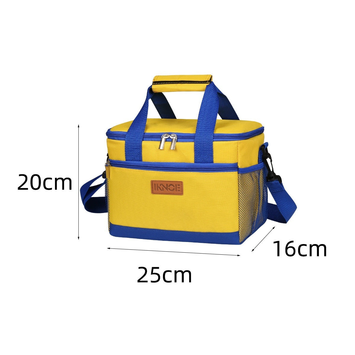 Insulated Tote Bag - Foldable Oxford Fabric Cooler Lunch Bag for Women