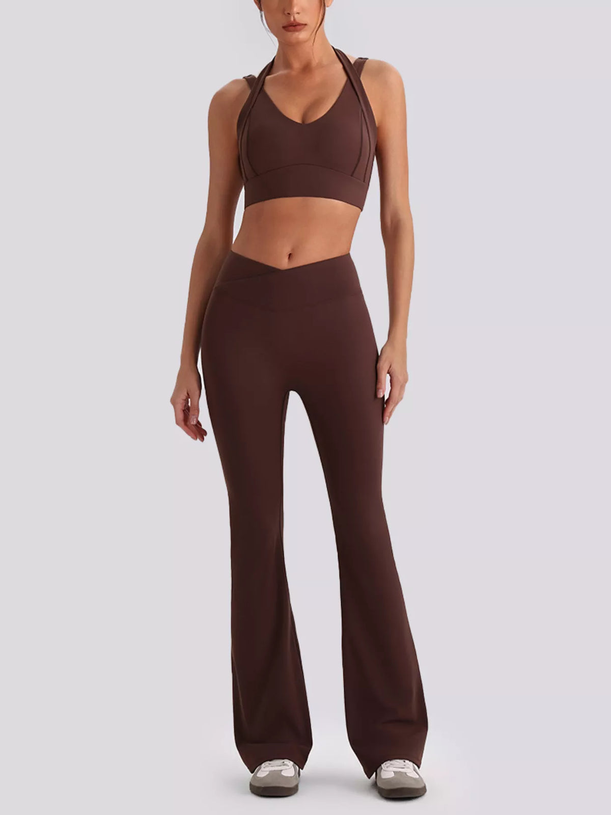 Seamless V-Neck Tank & Leggings Active Set