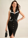 Sabine Sleeveless Button-Front Dress — product view 1