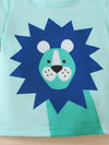 Poppy Lane Lion Short-Sleeve Top and Shorts Set — product view 3