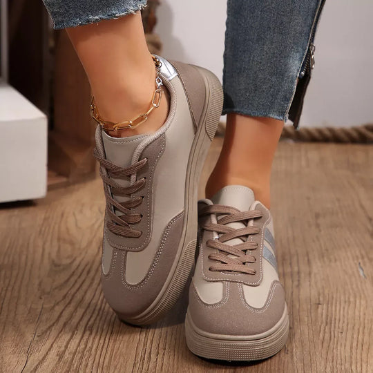 Another view: Round Toe Lace Up Sneakers