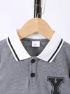 Moonbeam Short-Sleeve Polo & Shorts Set — product view 5