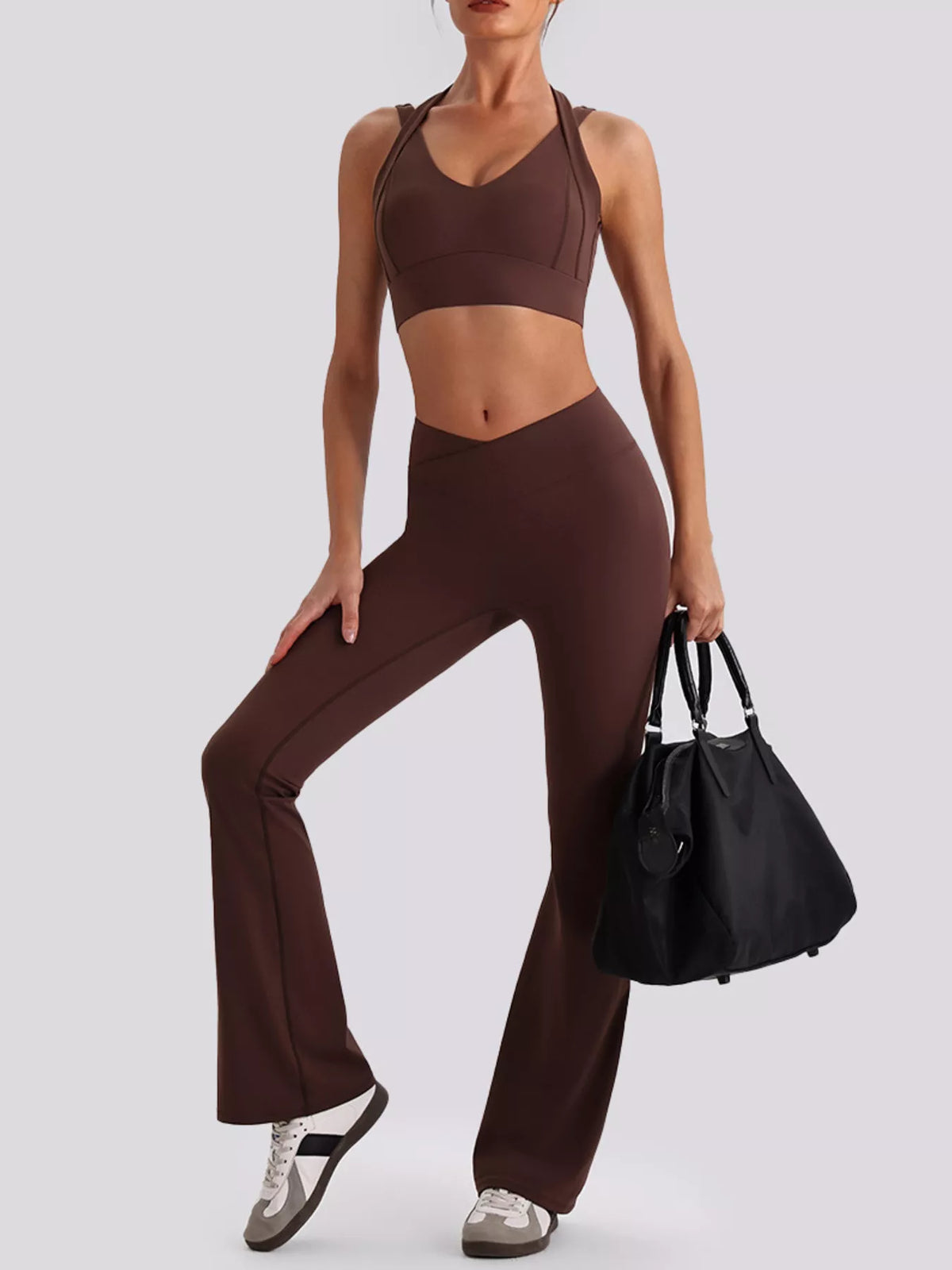Seamless V-Neck Tank & Leggings Active Set