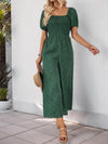 Vesper Printed Square Neck Puff Sleeve Jumpsuit — product view 7