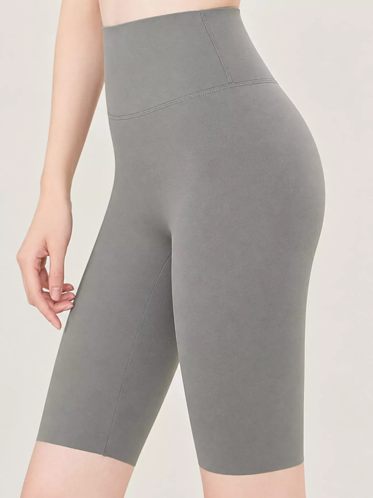Women's High-Waisted Seamless Compression Shorts – Regular & Plus Sizes — photo 27