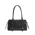 Women's Large-Capacity PU Leather Shoulder Bag – Versatile Under-Arm Commuter Handbag