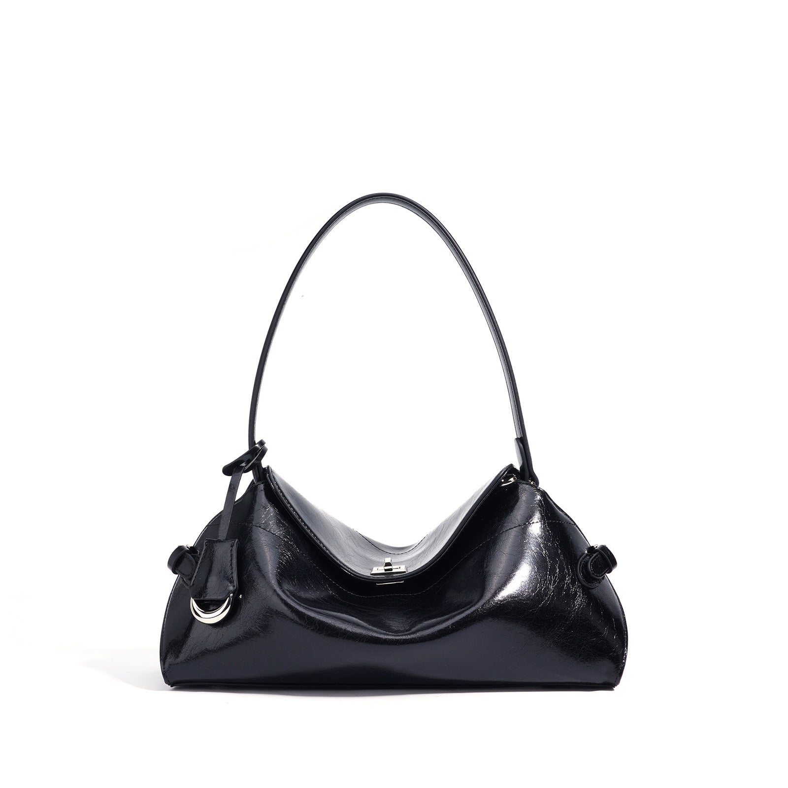 Premium Leather Crossbody Bag for Women - Minimalist Shoulder Bag with Adjustable Strap