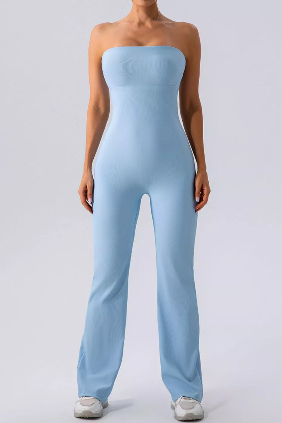 Sleeveless Straight-Leg Active Jumpsuit