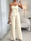 Thea Sweetheart Neck Tube Top and PantsSet — product view 1