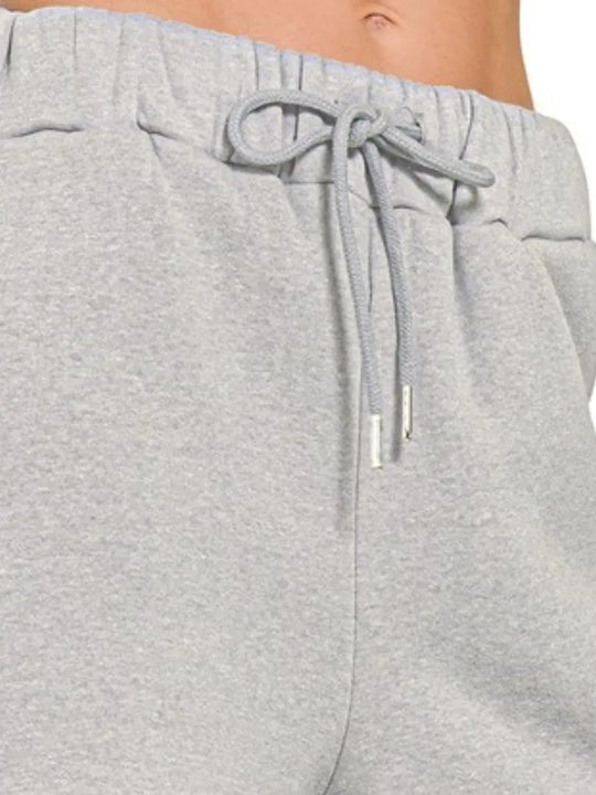 Another view: Fleece Drawstring Shorts with Pockets