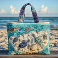 Women's Printed Canvas Tote Bag - Shoulder Bag with Multiple Styles - Oxford Cloth Shopping Bag