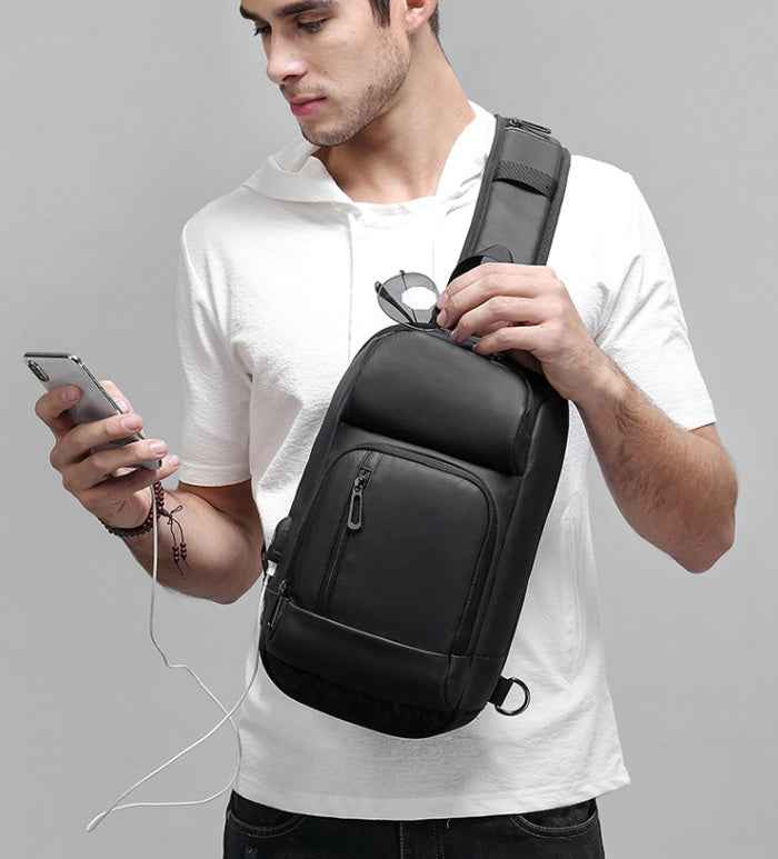 Women's Waterproof Shoulder Backpack 20-35L | PVC Travel Bag with Laptop Sleeve & Air Cushion Strap