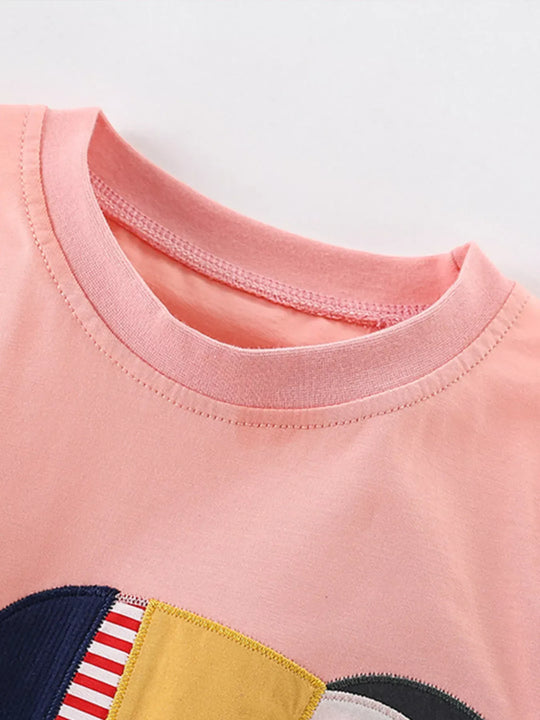 Another view: Toucan Cotton-Blend T-Shirt — Watermelon Pink